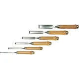 Ulmia Stechbeitel-Satz 174 6tlg. mit Heft