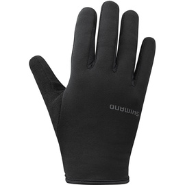 Shimano Unisex Leichte Thermo-Handschuhe, schwarz, Größe S