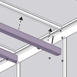 Vitavia Pavillon-Nachrüstsatz Athena 7000 Alu Blank