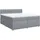 vidaXL Boxspringbett 180 x 200 cm Hellgrau