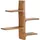 Wohnling Wandregal 58 x 60 x 15 cm Sheesham