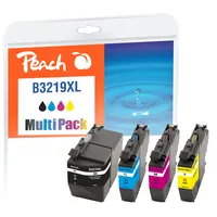Peach Spar Pack Tintenpatronen ersetzt Brother LC-3219XLVALDR