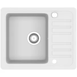 vidaXL Granitspüle Einzelbecken