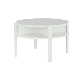 Forte Couchtisch Tobago Weiß Holzwerkstoff 74,4 x 45,5 x 74,4 cm
