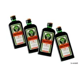 4 x 0,1 Jägermeister Kräuterlikör, 35%, Miniflaschen Kräuterschnaps