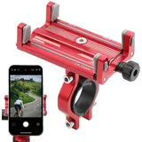 Naqqios Fahrrad Handyhalterung Fahrrad Handyhalterung Fahrrad Handyhalterung 4 Krallen Lenker Clip Scooter Telefonhalterung 360 Grad drehbar für 2,3-3,4 Zoll Smartphones