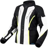 OZONE MOTO Ozone Sahara Lady Textile Motorradjacke für Frauen Ellbogen und Schultern Protektoren Reissa Membrane 10 Belüftungskanäle Reflektierende Elemente Taschen