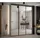 möbel kryspol Schwebetürenschrank Dakota 190 x 235,2 x 45 cm Schwarz