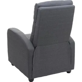 Mendler Fernsehsessel HWC-F76 Stoff/Textil 67 x 102 x 0 cm Grau mit Liegefunktion