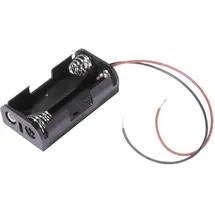 MPD BH2AAW Batteriehalter 2x Mignon (AA) Kabel (L x B x H) 58 x 32 x 16 mm