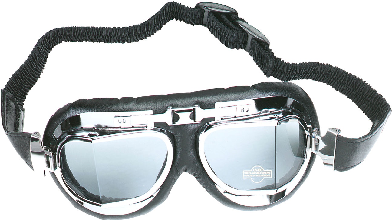 Booster Mark 4, lunettes de moto - Argent
