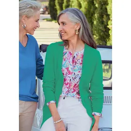 GOLDNER Elegante Strickjacke mit Kaschmir Grün 21