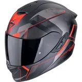 Scorpion EXO-1400 Evo II Intensio, Helm, matt-schwarz-rot - Matt Schwarz/Rot - M