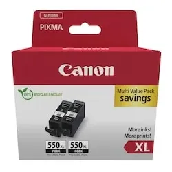 Canon 6431B010 PGI-550XL PGBK Doppelpack pigmentiertes schwarz