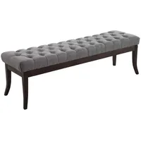 CLP Sitzbank Ramses Stoff antik-dunkel grau/150 cm