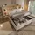 stilvora Polsterbett 160 x 200 cm Beige