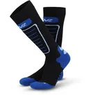 LENZ Skisocken SKIING KIDS (1 Paar) - Ki., schwarz/blau (23-26 EU)