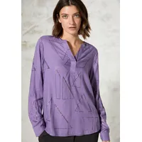 Cecil Bluse mit Folienprint - Lila