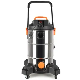 Coil Teichschlammsauger, Schlammsauger, Poolreiniger Staubsauger, Teichreiniger, Tank (35l), Saugleistung: 18 KPa, + Entwässerungspumpe 600W, 1400W