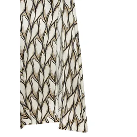 LASCANA Maxirock Damen Bedruckt Beige/Khaki 46