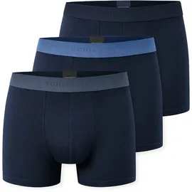 SCHIESSER Boxershorts 3er Pack Blau XL