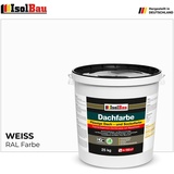 Dachfarbe Sockelfarbe Weiss 25 kg Fassadenfarbe RAL Farbe Nano Polymermembran