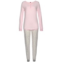 S.Oliver Damen Pyjama rosa-leo Gr.52/54