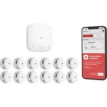 X-Sense FS121 Rauchwarnmelder-Set plus Zentrale (B x H x T) 78 x 48 x 78mm