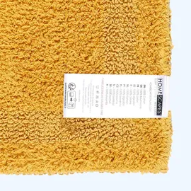 Homescapes Badteppich Gelb 120 x 70 cm