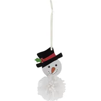 Trimmits Pom Decoration Kit: Schneemann, Kunststoff, 11 x 5cm