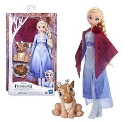 Disney Frozen Anziehpuppe Elsa und Baby-Rentier Puppen-Set Disney Eiskönigin Frozen bunt