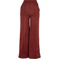 URBAN CLASSICS Pin Tuck Trainingshose - Dark Rust -