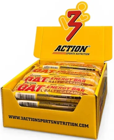3Action Sports Nutrition Oat Energy Bar Gesalzenes Karamell 20x45g