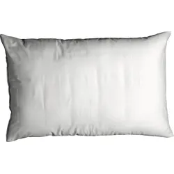 Kissenbezug CASATEX "Uni", weiß, B:40cm L:80cm, Satin, Baumwolle, Baumwolle, Kissenbezüge, Uni Design, Reißverschluss, tolle Farben