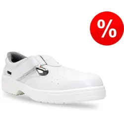 Lendeo Shift S1 weiß flach Sandale, Größe: 42 EU