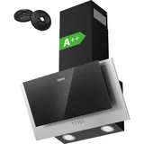 CBCB6736C A++ Dunstabzugshaube 60 cm Umluft Kopffreie Schräghaube 350 m3/h mi...