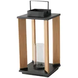Boltze Laterne Loft Ventana 20,7 x 20,7 x 40,5 cm braun