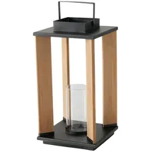 Boltze Laterne Loft Ventana 20,7 x 20,7 x 40,5 cm braun