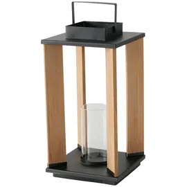 Boltze Laterne Loft Ventana 20,7 x 20,7 x 40,5 cm braun