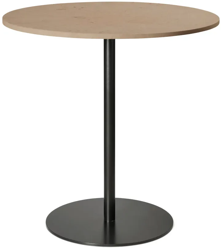 Mater Mater Cafe Tisch, Ø 70 cm, coffee waste light