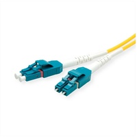 Roline LWL-Kabel Duplex, Single Mode 9/125μm OS2, LC/LC, gelb,