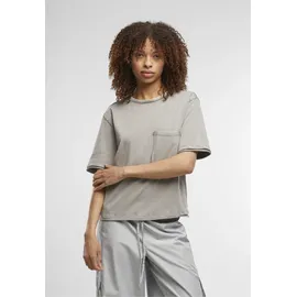 URBAN CLASSICS Washed Jersey Boxy Shirt Grau M