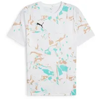 Puma IndividualEARTH DAY Fußballtrikot Herren PUMA White Light sand