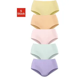 Taillenslip PETITE FLEUR, Damen, Gr. 40/42, bunt, Obermaterial: 95% Baumwolle, 5% Elasthan, unifarben, körpernah, Unterhosen, aus elastischer Baumwoll-Qualität