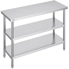 Vevor Lebensmittel-Zubereitungstisch 457 x 1219 x 864 mm