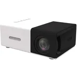 Mini-projektor Mit Audio, Hd-usb-anschluss, Unterstützt 1080p, Heimkino-mediaplayer, Eu-stecker, Schwarz