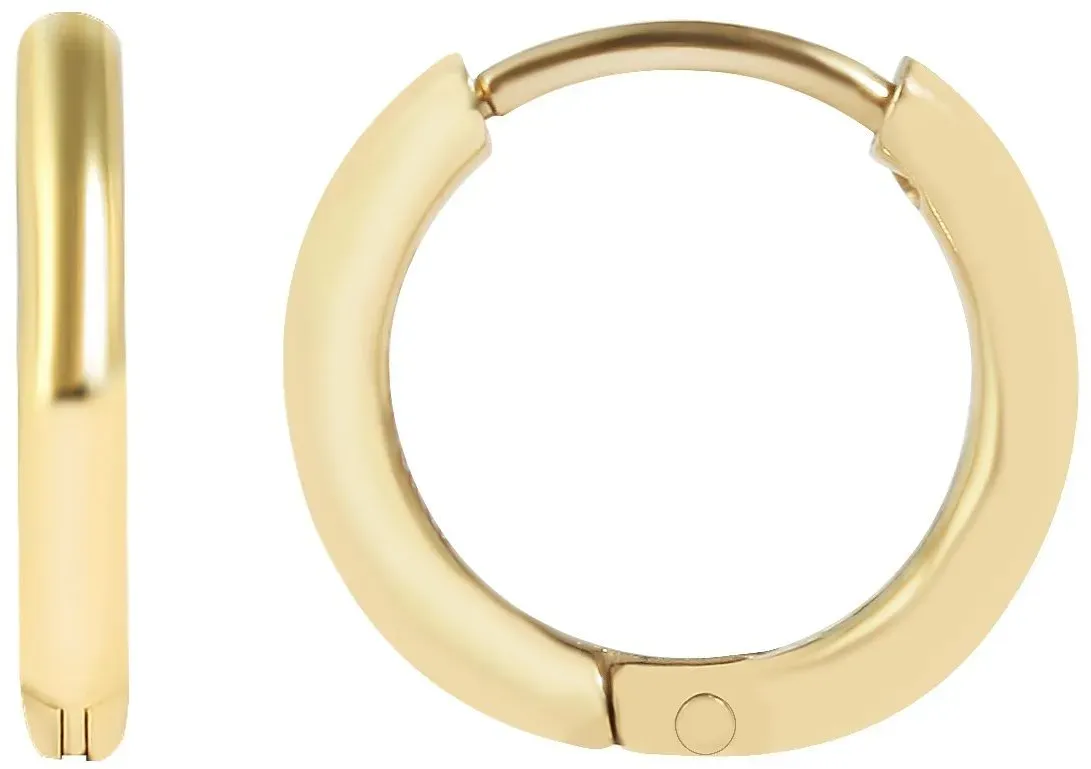 Paar Creolen ADELIA ́S "Neuheit 2025 - Unisex Creolen aus Edelstahl", gold, Ohrringe, Damen, Unisex, Edelstahl