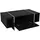 [en.casa] Tavak Schwarz/Silber 104 x 60 x 38 cm