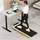 Goplus Walking Pad, Laufband Schreibtisch für Zuhause mit LED Display & Fernbedienung, 2,25PS & 1-10 km/h, Walking Treadmill bis 110kg belastbar f... - Schwarz/Naturbelassen