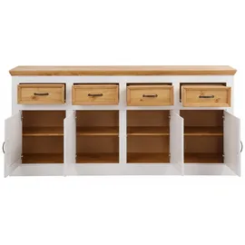 OTTO home Sideboard Selma 192 x 87 x 38 cm Weiß
